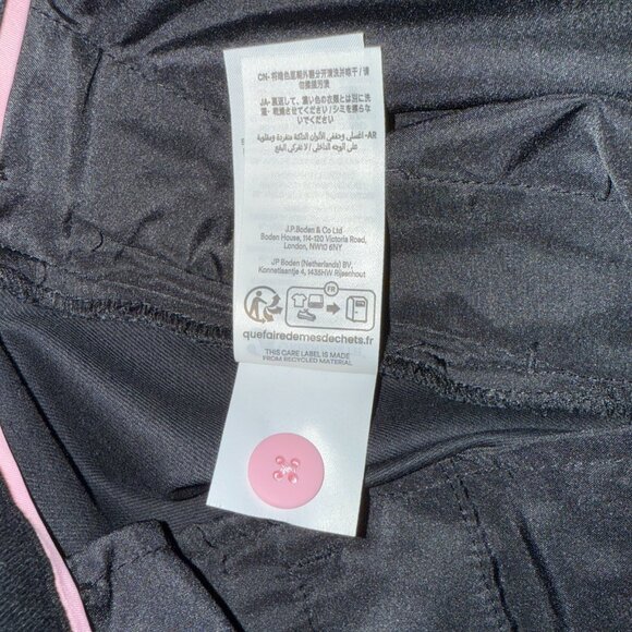 Boden Highgate Bi-Stretch Pants Black 6L NWT - Picture 10 of 13